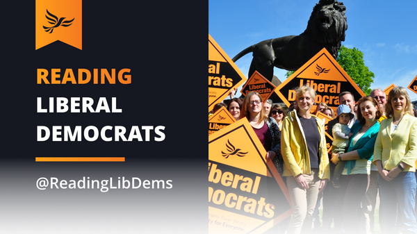 Our People The Reading Liberal Democrats in front of the Maiwand Lion