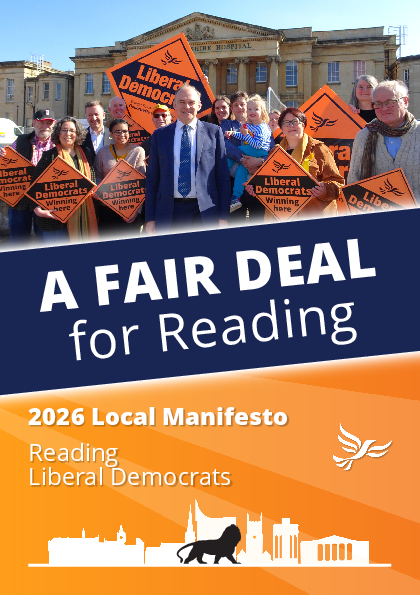 A Fair Deal for Reading: the 2026 Local Manifesto of the Reading Liberal Democrats